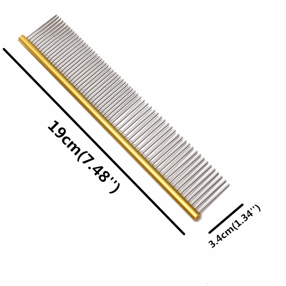 Aluminium Alloy Pet Grooming Comb