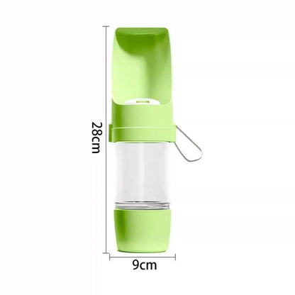 Portable Pet Water Bottle & Feeder