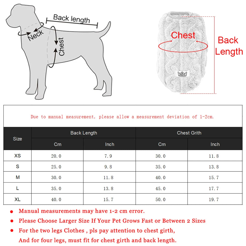 Fleece Jumper for Small Dogs