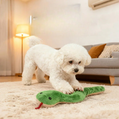 Snake-Shape Plush Cat Toy