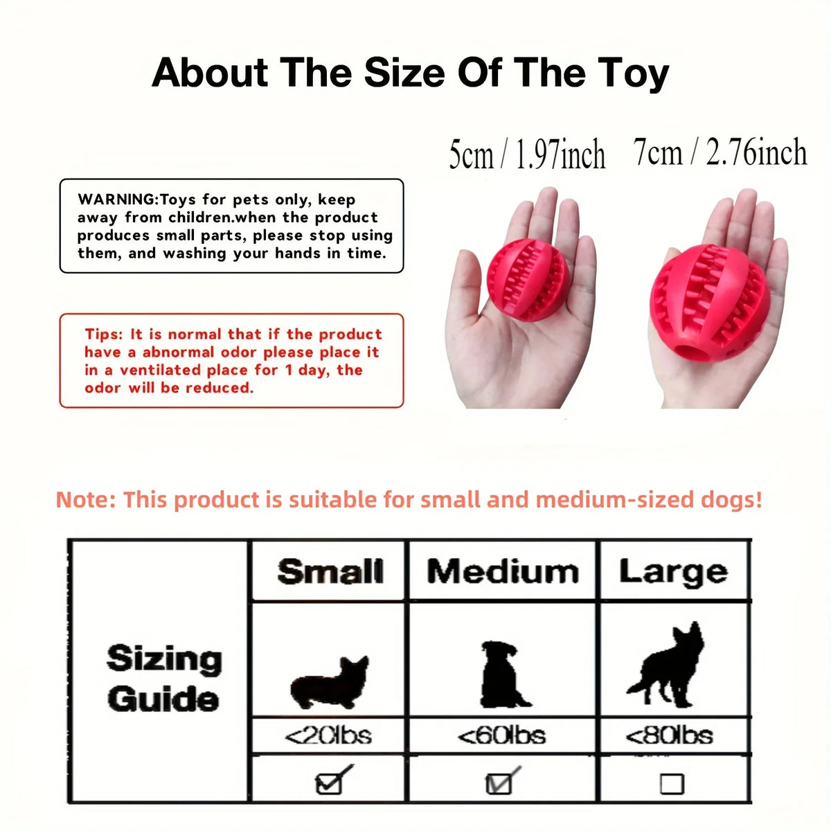 Bite Resistant Treat Dispensing Ball for Dogs
