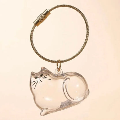 Pet Hair Keepsake Pendant Keychain