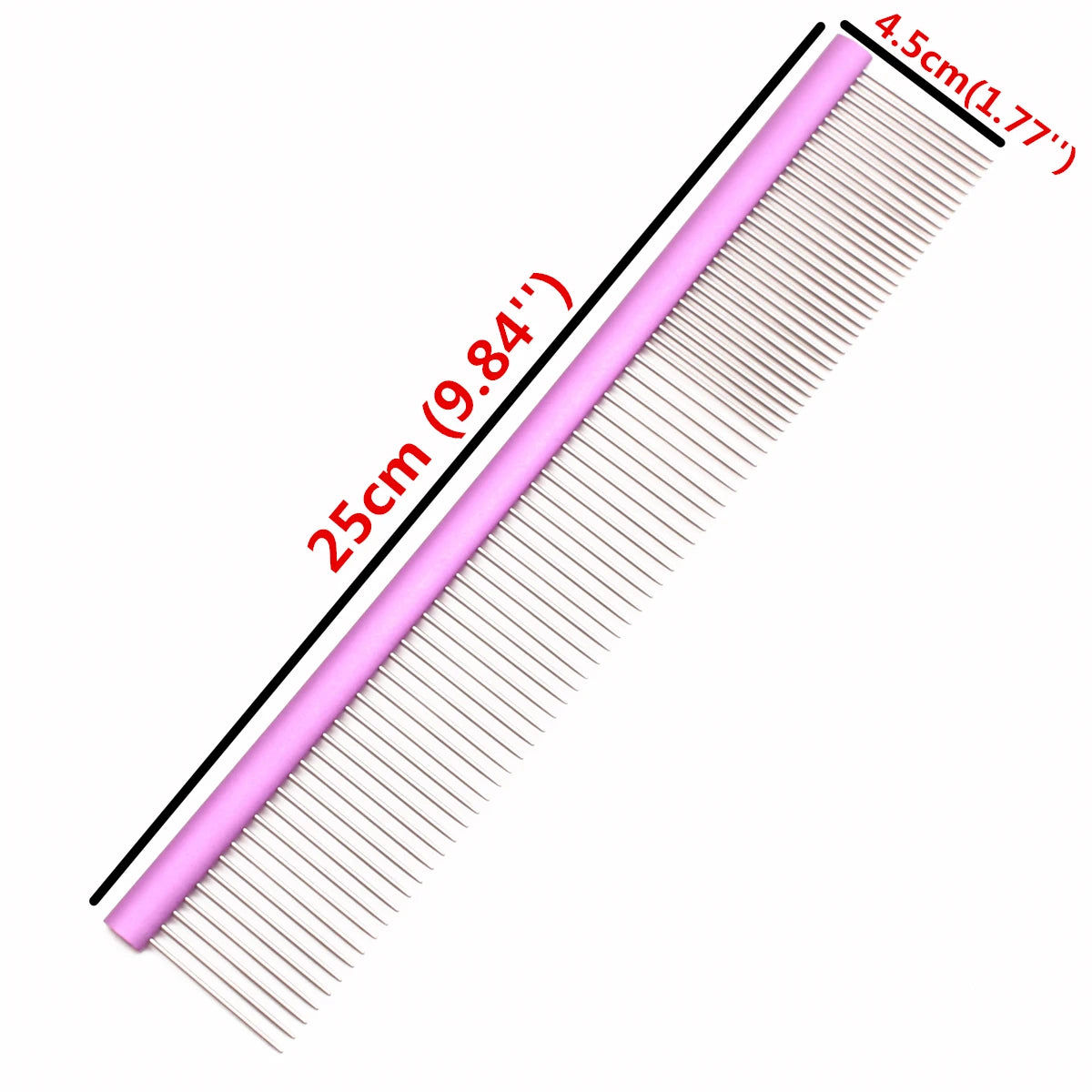 Aluminium Alloy Pet Grooming Comb