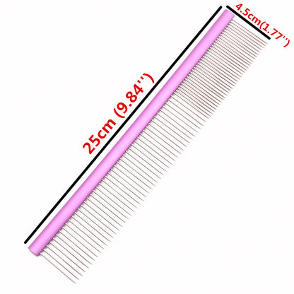 Aluminium Alloy Pet Grooming Comb