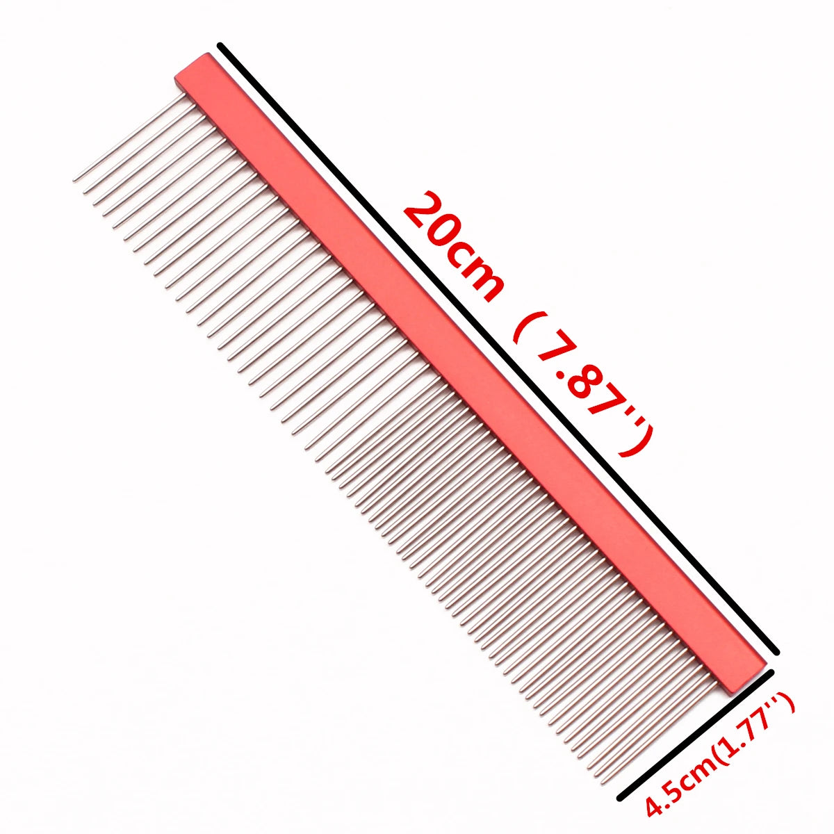 Aluminium Alloy Pet Grooming Comb