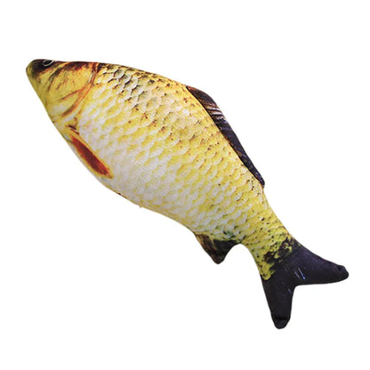 Plush Fish Cat Scratcher Toy