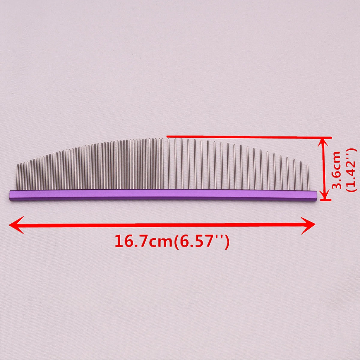 Aluminium Alloy Pet Grooming Comb
