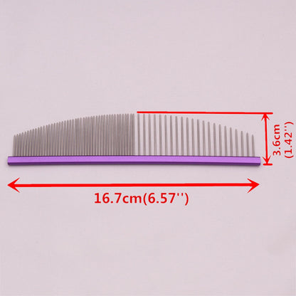 Aluminium Alloy Pet Grooming Comb