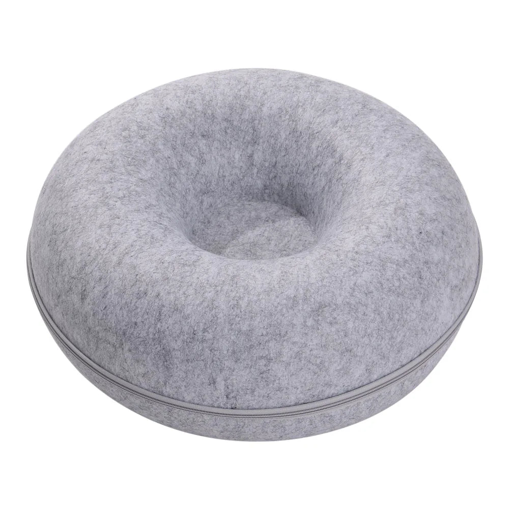 Round Felt Tunnel Bed for Cats & Small Pets - We Wuv Pets