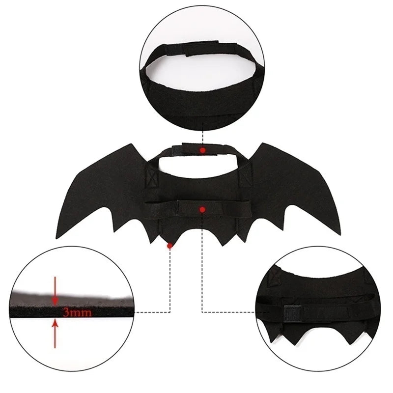Bat Wings Harness Costume for Cats & Dogs - We Wuv Pets