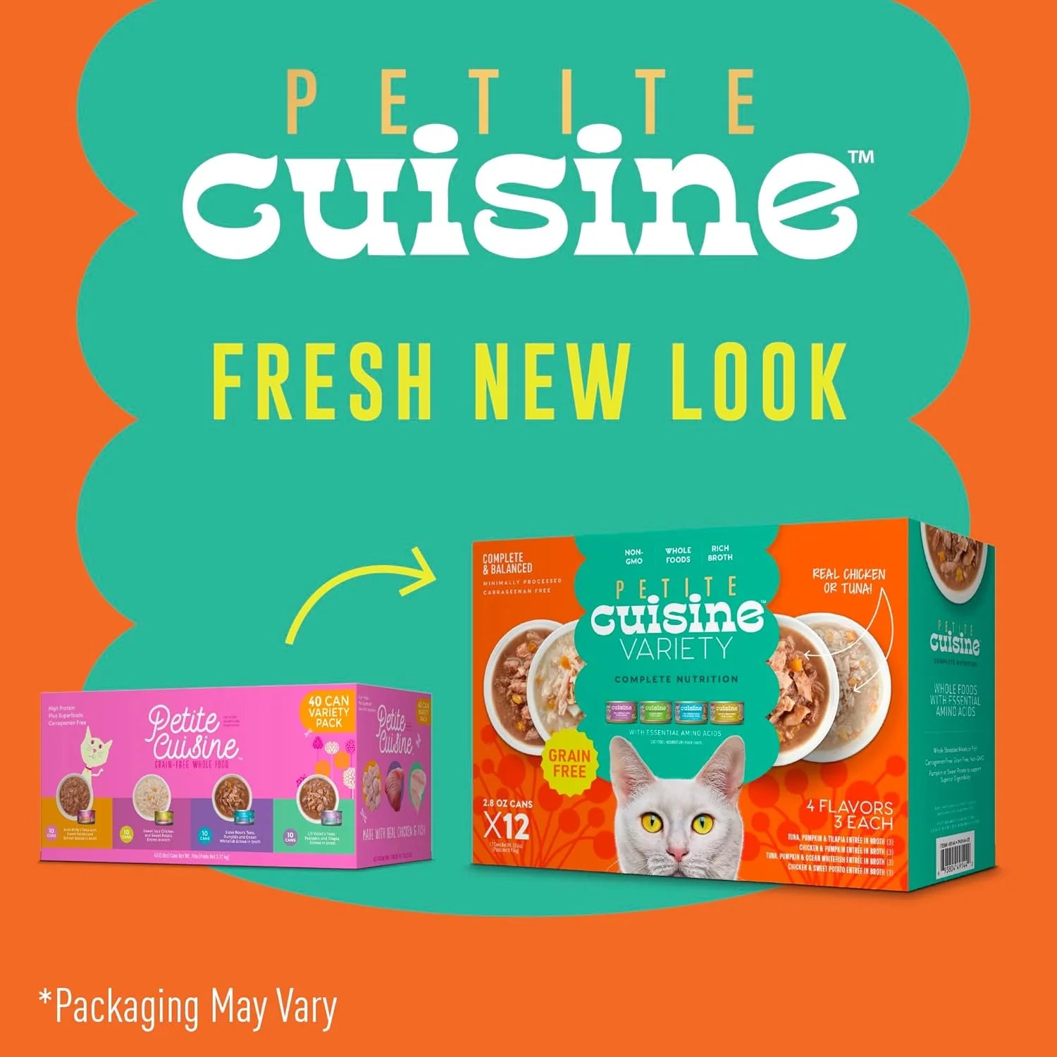Whole Foods Variety Pack Wet Cat Food, 2.8 Oz Cans (12 Count)