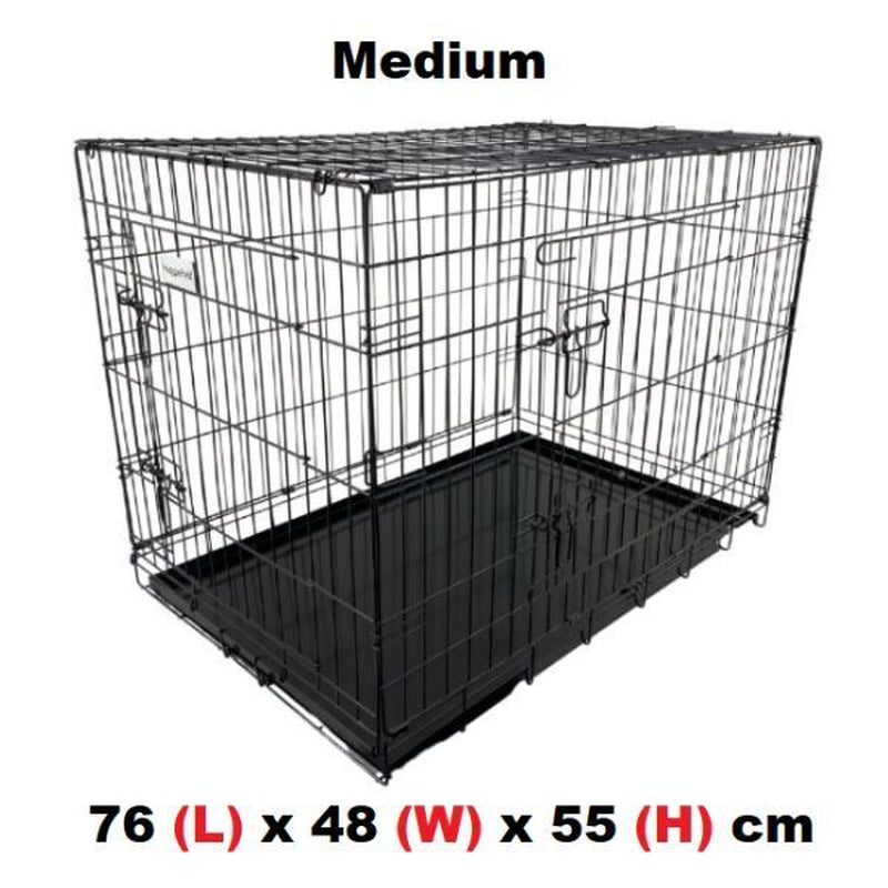 Metal Dog Crate for Puppy Training - Available in Small, Medium, Large, XL, and XXL Sizes