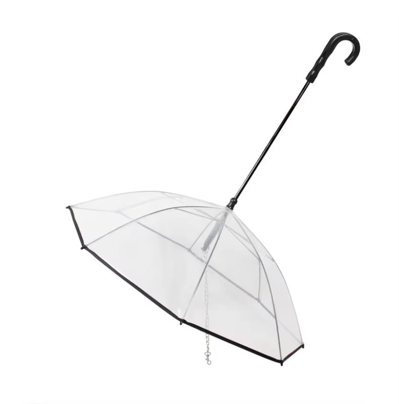 Revolutionary 2023 Pet Umbrella Leash: Rainproof and Snowproof Solution for Small Dogs - Adjustable and Steerable for Ultimate Comfort