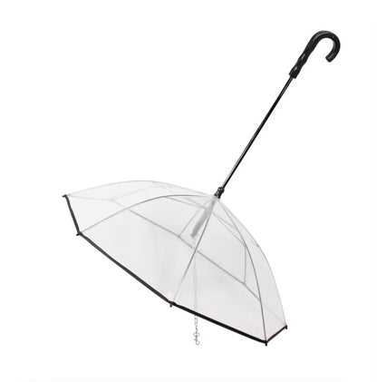 Revolutionary 2023 Pet Umbrella Leash: Rainproof and Snowproof Solution for Small Dogs - Adjustable and Steerable for Ultimate Comfort