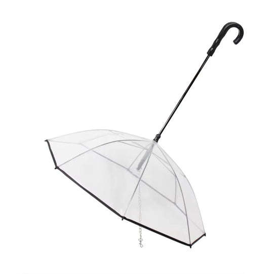 Revolutionary 2023 Pet Umbrella Leash: Rainproof and Snowproof Solution for Small Dogs - Adjustable and Steerable for Ultimate Comfort
