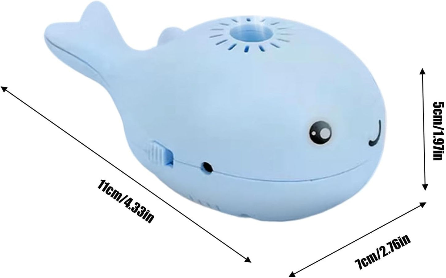 Interactive Battery-Operated Whale Floating Toy for Cats - Motion Activated Entertainment, Durable Design for All Breeds