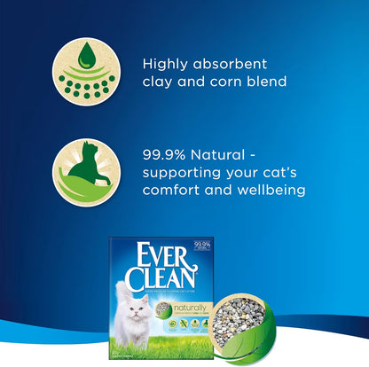 Ever Clean Extra Strength Natural Clumping Multi-Cat Litter with Long-Lasting Scent