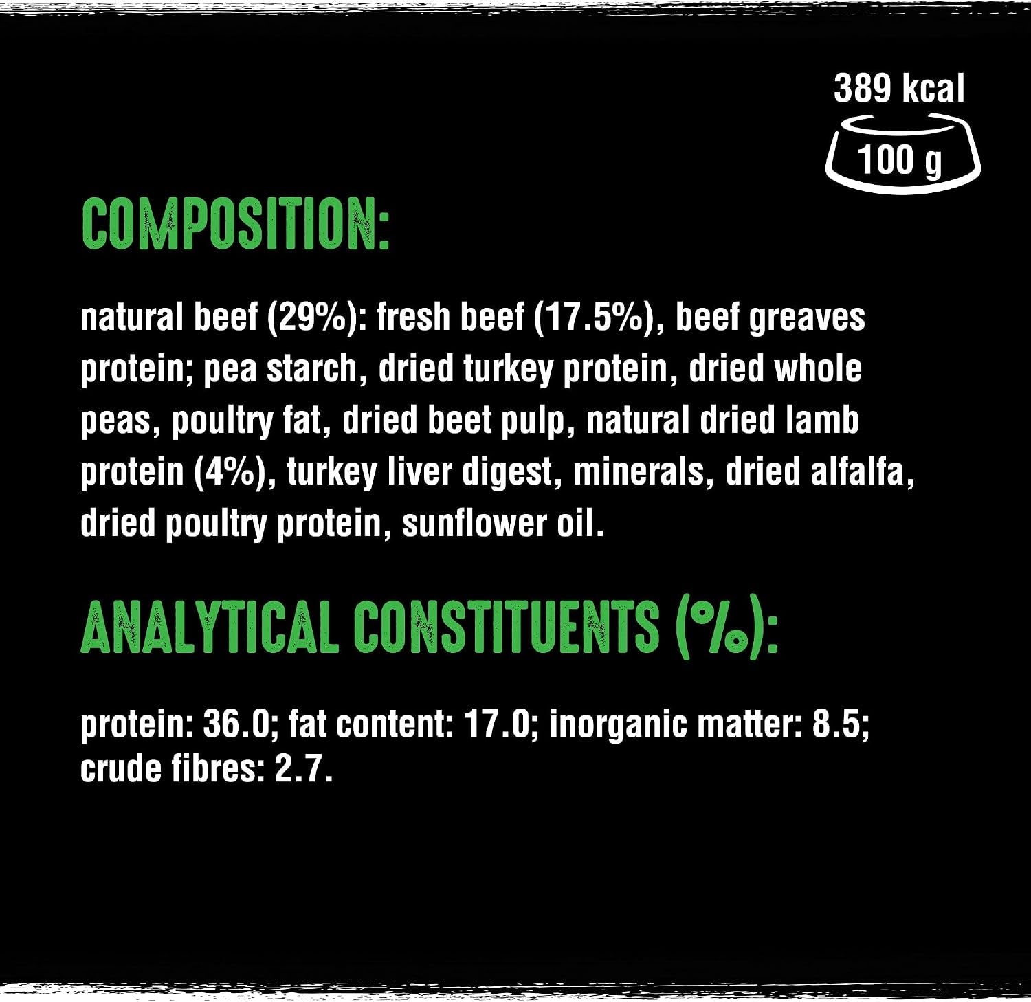 Lamb & Beef 11.5 Kg Bag, Premium Adult Dry Dog Food with High Protein, Grain-Free
