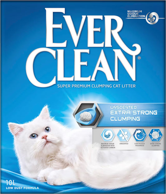 Ever Clean Extra Strength Natural Clumping Multi-Cat Litter with Long-Lasting Scent