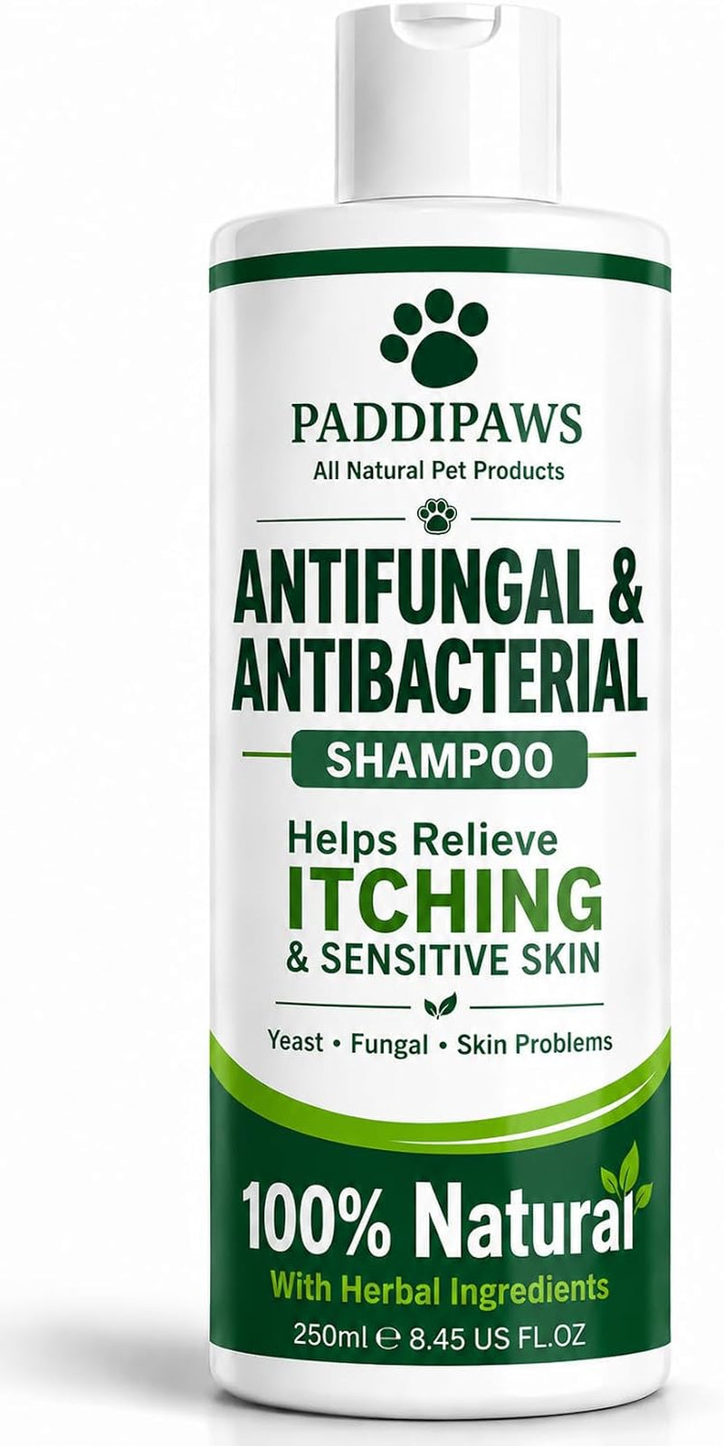 Itchy Dog Shampoo – Antifungal & Antibacterial Dog Shampoo for Sensitive Skin, Helps Relieve Itching, Yeast & Skin Irritation, Natural Dog Shampoo 250Ml