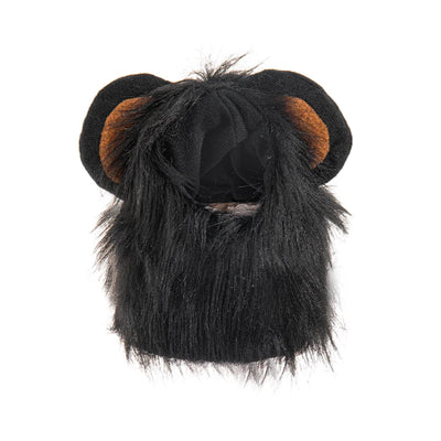 Lion Mane Wig Hat for Pets - Ideal for Dogs and Cats, Perfect for New Year Parties and Cosplay Costumes, Photo Prop Accessory