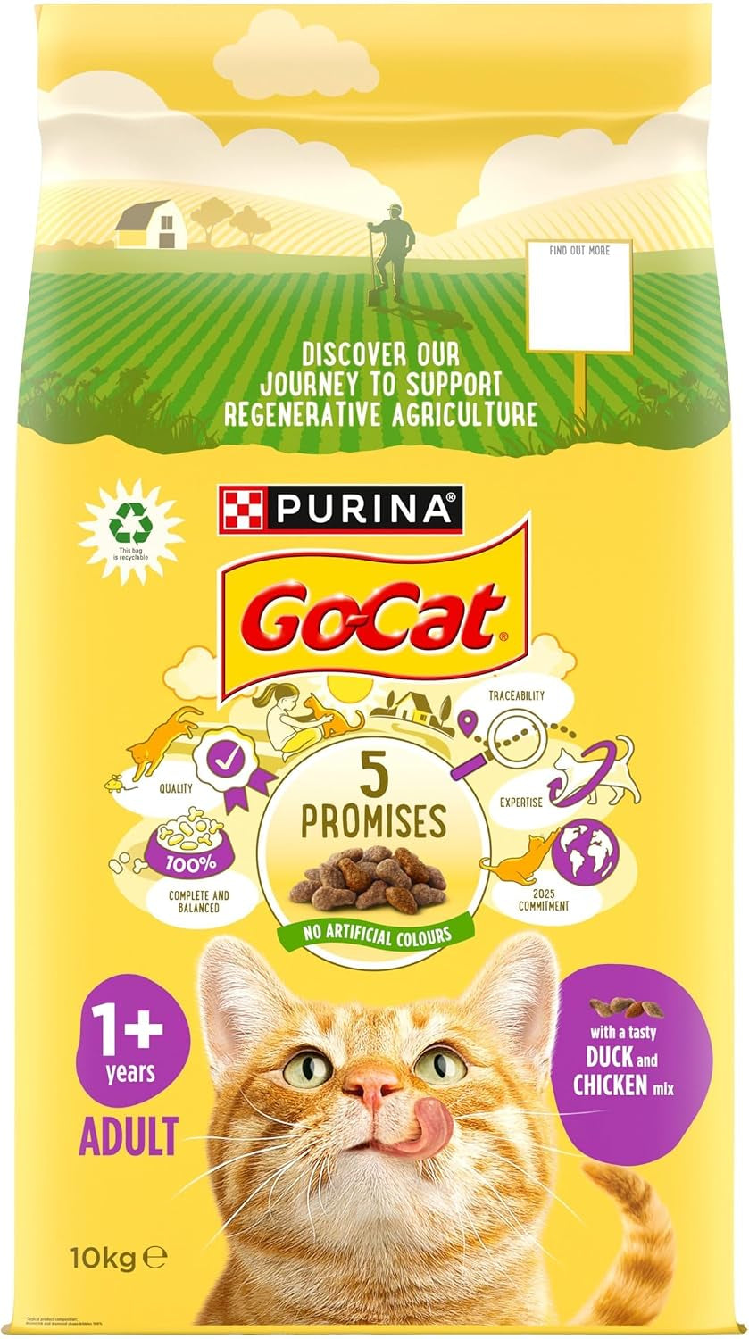 Adult Dry Cat Food Chicken and Duck 10Kg Pack