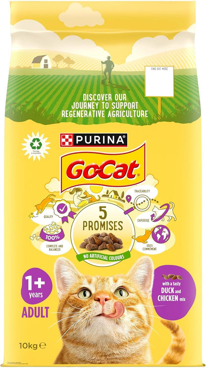 Adult Dry Cat Food Chicken and Duck 10Kg Pack