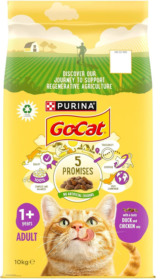 Adult Dry Cat Food Chicken and Duck 10Kg Pack
