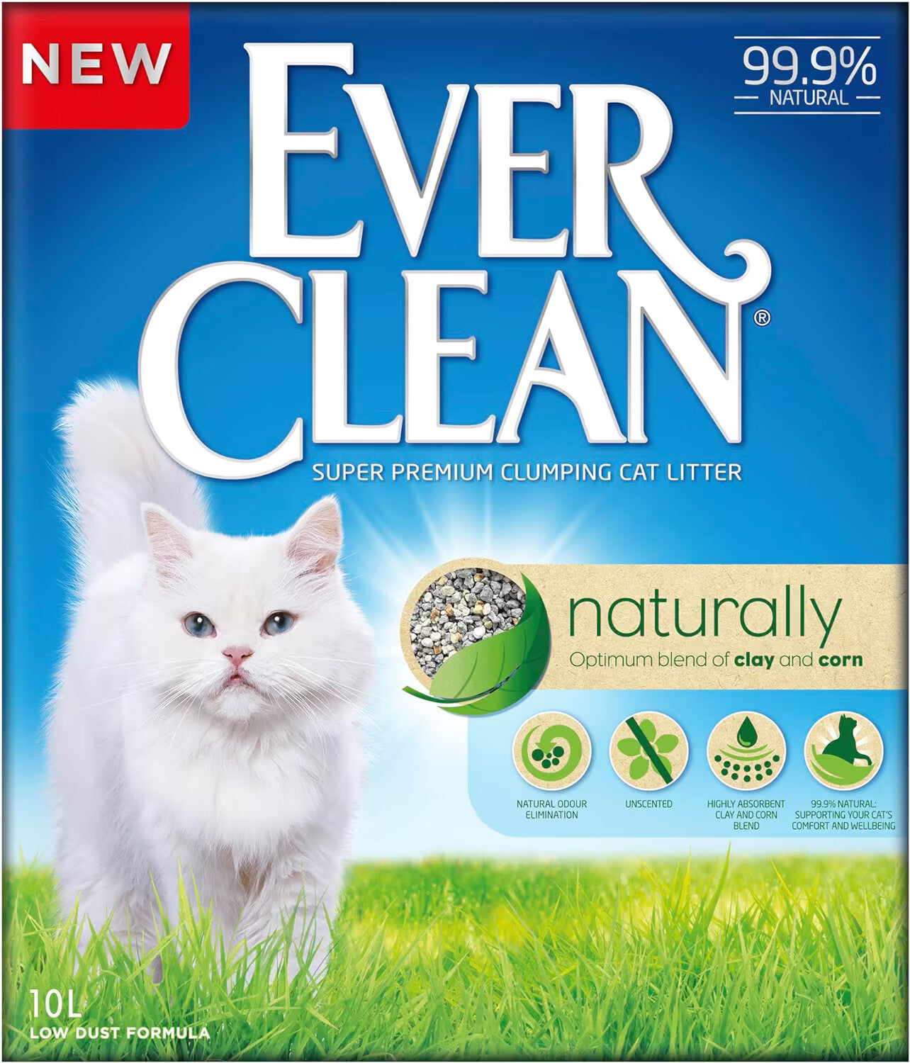 Ever Clean Extra Strength Natural Clumping Multi-Cat Litter with Long-Lasting Scent