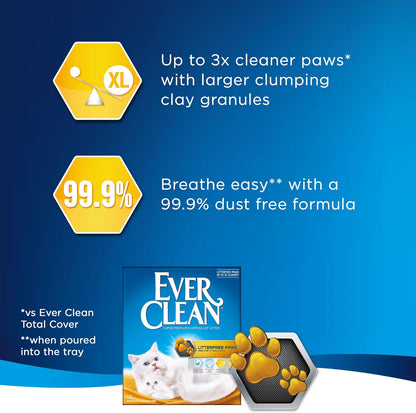 Ever Clean Extra Strength Natural Clumping Multi-Cat Litter with Long-Lasting Scent